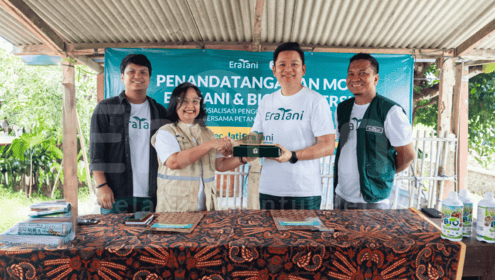 Siaran Pers Eratani - Desa Jatisari, Karawang Jadi Contoh Masa Depan Pertanian Berkelanjutan Berkat Kolaborasi Eratani dan Biokonversi (1) (1)