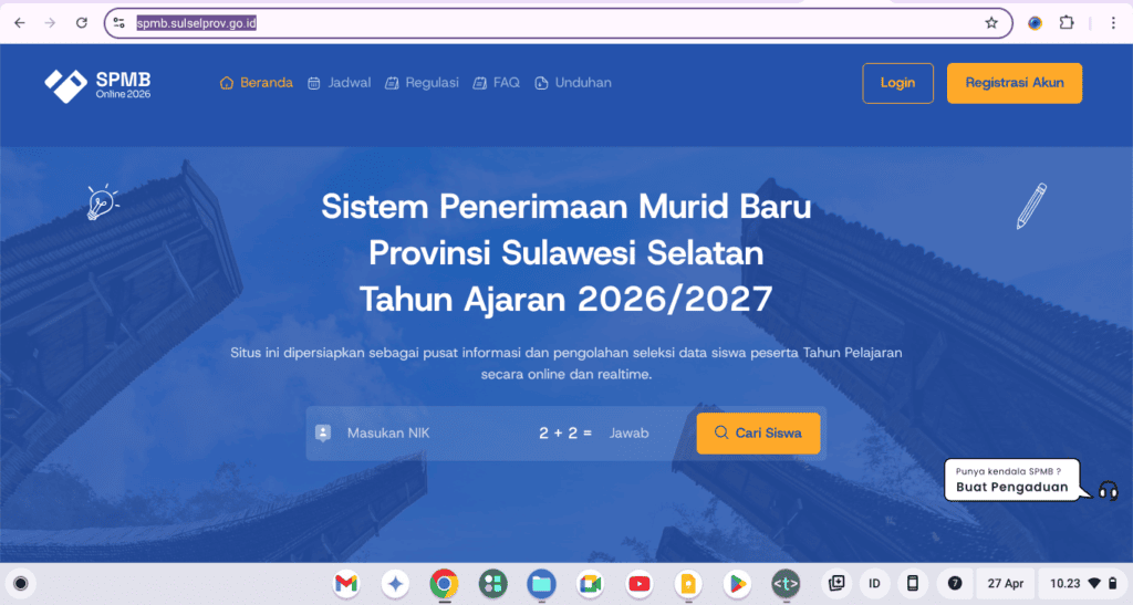 SPMB Sulsel