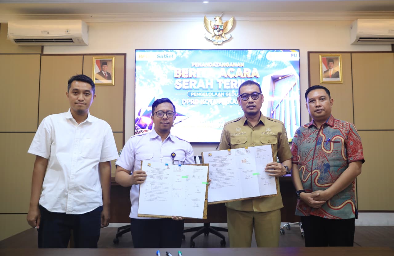 BAST Renovasi Gedung DPRD Makassar