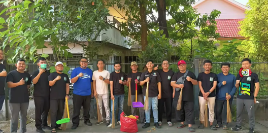 Kerja Bakti Dinkes Makassar